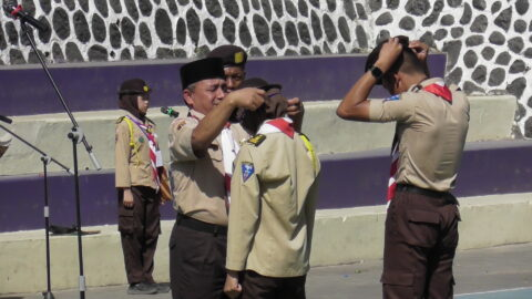 Kegiatan kepramukaan SMA Negeri 8 Surakarta